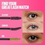 Maybelline Great Lash Lots Of Lashes Washable Mascara, Volumizing, Thickening and Curling Mascara, Very Black, 1 Count - Image 7