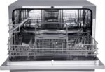 EdgeStar DWP63 21-5/8 Inch Wide 6 Place Setting Countertop Dishwasher - Silver - Image 5