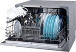 EdgeStar DWP63 21-5/8 Inch Wide 6 Place Setting Countertop Dishwasher - Silver - Image 8
