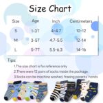 Tphon Non Slip Kids Toddler Socks with Grippers Baby 12 Pairs Anti Skid Socks for Boys Girls 0-7 Year Children - Image 8