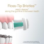 Colgate Total Active Prevention Foaming Clean Medium Toothbrushes, Medium Bristle Toothbrush Pack for Plaque Removal, Helps Reach Deeper Along The Gumline and Between Teeth, White, 2 Pack - Image 7