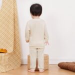 Kupretty Toddler Baby Boy Fall Winter Clothes Embroidery Waffle Knit Sweatshirt Pullover Tops + Casual Pants Outfit Set - Image 5