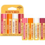 Burt's Bees Lip Balm - Pink Grapefruit, Mango, Coconut & Pear, and Pomegranate Pack, Lip Moisturizer With Beeswax, Tint-Free, Natural Origin Conditioning Treatment, 4 Tubes, 0.15 oz. - Image 15