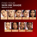 L'Oreal Paris Infallible Skin Ink 2-in-1 Foundation Concealer Hybrid Face Makeup, up to 48HR Transfer-Resistant with Medium Coverage, 270 Medium Warm - Image 9