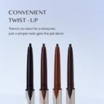 CLIO Sharp So Simple Waterproof Pencil Liner, Eye Pencil, Rich Hyper-Pigmented Color, Smooth Creamy Application, Long-Wearing Matte Finish (4 Colors) (001 BLACK) - Image 5