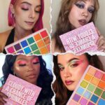 30 Colors Makeup Eyeshadow Palette for Beauty & Matte Metallic Shimmer Pearl Glitter Eye Shadow Pallet & Rainbow Colorful Eye Makeup for Girls & Highly Pigment Eyeshadow Cosmetics - Image 5