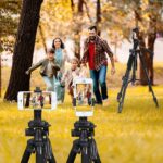 Phone Tripod Mount Adapter/Universal Tripod Cell Phone Holder, Fits Any Smartphone, 1/4" Standard Screw, Rotating Vertical and Horizontal, Compatible with iPhone, Samsung, Selfie Stick, Monopod - Image 6