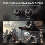 CRUA 27" Curved Gaming Monitor, FHD 1920x1080P, 144Hz/180Hz Computer Monitor, 1800R VA Screen, 120% sRGB, AMD FreeSync, HDMI & DP, Wall Mount Install- Black - Image 6