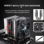 Thermalright Peerless Assassin 120 SE CPU Cooler, 6 Heat Pipes AGHP Technology, Dual 120mm PWM Fans, 1550RPM Speed, for AMD:AM4 AM5/Intel LGA 1700/1150/1151/1200/1851,PC Cooler - Image 6