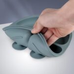 Toddler Plates 3 Pack, Divided Suction Plates for Baby, 100% Food Grade Silicone Baby Plates, Non-Slip, Baby Led Weaning Supplies, Microwave & Dishwasher Safe - Image 6