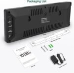 Soobest LED Digital Wall Clock, Large Digital Clock Bold Numbers with Seconds for Seniors Visually Impaired，Plug Electric Clock Dimmable Auto DST Large Display 10 Inches (Red) - Image 7