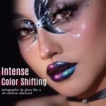 Chameleon Lip Gloss Liquid Blue Green Pimk,Shimmer Metallic Colourful Lipstick for Women Girls Lips Makeup Gift,Hydrating Waterproof and Long Lasting Lip Stain Shiny,Talc-Free .#4 - Image 4