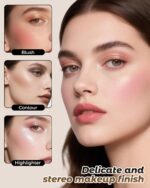 16 Colors Contour Palette，Blush Highlighter Bronzer Powder All in one Makeup Palettes，Blendable Matte Shimmer Illuminator Palette for Sculpting the Face and Create a Glowing Look Makeup - Image 3