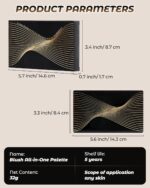 16 Colors Contour Palette，Blush Highlighter Bronzer Powder All in one Makeup Palettes，Blendable Matte Shimmer Illuminator Palette for Sculpting the Face and Create a Glowing Look Makeup - Image 8