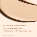 Clarins Skin Illusion Longwear Full Coverage Foundation|Luminous Matte Finish|24H Hold and 24H Hydration|Natural Looking|Transfer, Sweat and Smudge Proof| Contains Hyaluronic Acid|1 Fl Oz - Image 4