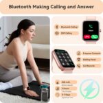 Smart Watch for Women, Smartwatch for iPhone & Android Bluetooth (Answer/Call) Built-in Alexa, 1.91" HD Fitness Tracker with 105+ Sport Modes, IP68 Waterproof, Sleep/Heart Rate/SpO2/Stress Monitor - Image 3