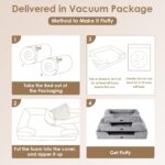 EHEYCIGA Orthopedic Dog Beds Large Sized Dog, Waterproof Memory Foam Pet Bed with Sides, Non-Slip Bottom Large Pet Bed with Washable Removable Cover, Grey - Image 7