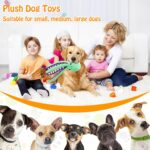 Large Squeaky Dog Toys- Plush Dog Toys with Soft Fabric for Small, Medium, and Large Dogs Daily Companionship, Training Reward Gift - Image 3