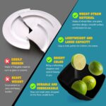 Teivio 16-piece Plastic Wheat Straw Square Dinnerware Set for 4, Unbreakable Dinner Plates, Salad Plates, Snack Bowls, Tumblers 13.5 oz, Dishwasher Safe, Kitchen Outdoor Camping,Black - Image 4