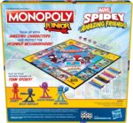 Monopoly Junior: Marvel Spidey and His Amazing Friends Edition Board Game for Kids Ages 5+, with Artwork from The Animated Series, Kids Board Games (Amazon Exclusive) - Image 3