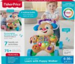 Fisher-Price Baby Toy Laugh & Learn Smart Stages Puppy Walker with Educational Music Lights & Activities for Infants Ages 6+ Months - Image 7