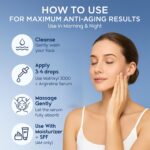 Matrixyl 3000 Total Package Serum with Hyaluronic Acid, Argireline Serum for Anti-Wrinkle, Collagen Boosting, Anti-Aging & face hydrating, Deep Wrinkle Repair & Firming for Fine - 30ml - Image 8