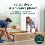 ZINUS 6 Inch Twin Green Tea Memory Foam Mattress [New Version], Fiberglass free, Medium Firm Feel, Zoned Pressure Relief, Certified Safe Foams & Fabric, Mattress in A Box - Image 6