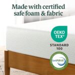 ZINUS 6 Inch Twin Green Tea Memory Foam Mattress [New Version], Fiberglass free, Medium Firm Feel, Zoned Pressure Relief, Certified Safe Foams & Fabric, Mattress in A Box - Image 8