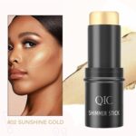 Gold Highlighter Stick, Highlighter Makeup for Face & Body, Multi-Use Body Shimmer Stick, Radiant & Shimmer Glow, Long Lasting Color for All Day, Great Gift for Women & Girls, Vegan & Cruelty-Free - Image 3
