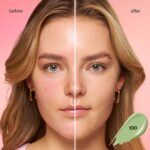 Revlon Glimmer Correcting Concealer, Liquid Under Eye Makeup, Made with Caffeine, Vitamin C, & Stevioside, 100 Green, 0.3 fl oz - Image 4