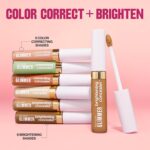 Revlon Glimmer Correcting Concealer, Liquid Under Eye Makeup, Made with Caffeine, Vitamin C, & Stevioside, 100 Green, 0.3 fl oz - Image 11