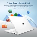 HP 14" Ultral Light Laptop for Students and Business, Intel Quad-Core, 8GB RAM, 192GB Storage(64GB eMMC+128GB Ghost Manta SD Card), 1 Year Office 365, USB C, Win 11 S - Image 4