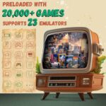 Wireless Retro Game Console, Retro Game Stick with Built-in 23 Emulators, 20,000+ Games, 4k Hdmi Output, and 2.4GHz Wireless Controller, Plug and Retro Play Video Games for Tv (64 GB) - Image 3