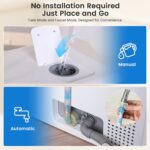 BLITZHOME Countertop Portable Mini Dishwasher, 9 Programs,167℉ High-Temp, Hot Air Drying, Air Refresh, 360° 3 Spray, 24H Timing, LED Light, 5.2L Built-in Water Tank for Apartments RVs - Image 9