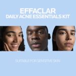 Effaclar Daily Acne Essentials Kit, Acne Treatment System, Salicylic Acid Acne Cleanser, Pore Refining Toner, & Matte Face Moisturizer for Oily Skin & Combination Skin, Oil-Free, 2 Month Supply - Image 8