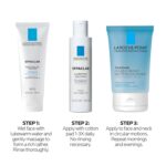 Effaclar Daily Acne Essentials Kit, Acne Treatment System, Salicylic Acid Acne Cleanser, Pore Refining Toner, & Matte Face Moisturizer for Oily Skin & Combination Skin, Oil-Free, 2 Month Supply - Image 10