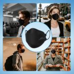 KN95 Face Masks for Adults 50 Pack, Individually Wrapped, 5-Ply Black Disposable Face Mask Against PM 2.5 Smoke & Dust, Filtration Efficiency 95% - Image 8