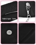 TINDTOP Clutch Purses for Women, Formal Evening Bags Suede Shoulder Envelope Party Handbags Wedding Cocktail Prom Clutches - Image 5
