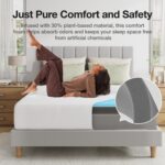 Novilla 12 Inch Queen Mattress in a Box, Gel Memory Foam Queen Size Bed Mattress for Cooling Night Sleep, Comfort Sleep & Pressure Relief, CertiPUR-US Certified - Image 7