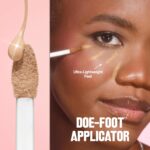 Revlon Glimmer Correcting Concealer, Liquid Under Eye Makeup, Made with Caffeine, Vitamin C, & Stevioside, 105, 0.3 fl oz - Image 8