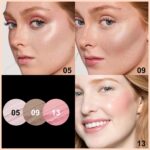 FOCALLURE 3 Pcs Cream Contour Sticks,Shades with Highlighter & Bronzer & Blush,Non-greasy Long-wear Face Contouring Pen,Easy to Sculpt the Face and Create a Lightweight Finishing Makeup,FAIR - Image 6