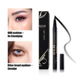 Waterproof Liquid Eyeliner Long Lasting&Smudgeproof Eye Liner 2 Packs Precise Eyeliner Pen for All Day with Slim Tip, Black, by SEILANC - Image 3