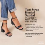 Amazon Essentials Women's Two Strap Heeled Sandal - Image 4