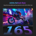 Z-Edge 27 inch Curved Gaming Monitor, QHD 1440P 165Hz 144Hz Curved 1500R Computer Monitor, MPRT 1ms Monitor Gaming, 16.7M Colors, UG27Q Frameless Bezel, 2X DP 1.4 Ports and 2X HDMI 2.0 Ports - Image 3