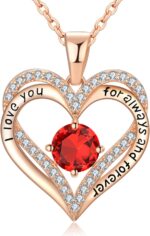 18K Rose Gold Necklaces for Women Birthday Gifts for Women Jewelry for Women Birthday Gifts for Wife Girlfriend Daughter Wife Birthday Gifts for Anniversary Mothers Day Christmas Valentines Gifts - Image 2