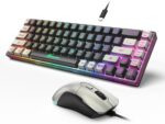 65% Gaming Keyboard and Mouse Combo, RGB Backlit Keyboard + 7200 DPI Gaming Mouse, Ultra-Compact Anti-Ghosting Wired Keyboard and Mouse for PC Laptop Gamer - Image 2