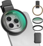 67mm CPL Filter for Phone/DSLR, HD Circular Polarizer Polarizing Filter with Universal Clip, Adapter Ring, Lens Attachment for iPhone 16 15 14 13 12 Samsung Galaxy Pixel and Other Smart Phones/Camera - Image 2