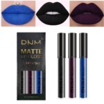 AMY'S DIARY 3Pcs Matte Liquid Lipstick Sets, Blue Dark Black Purple Matte Lipstick Lip Stain Long Lasting 24 Waterproof Lip Gloss Gift Set for Women Lippies (07) - Image 2