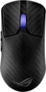 ASUS ROG Harpe Ace Extreme Wireless Esports Gaming Mouse – Carbon Fiber Build, 47g Lightweight, Tri-Mode Connectivity, 42K DPI, up to 70Hr Battery, Glass Skates, Pro-Approved, PC/Mac Support - Black - Image 2