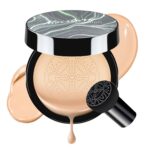 Air Cushion CC Cream Foundation - Mushroom Head BB Creams, Long Lasting Concealing Brightening, Moisturizer Face Cream,Facial Skin Care Makeup For All Skin Types (Natural) - Image 2